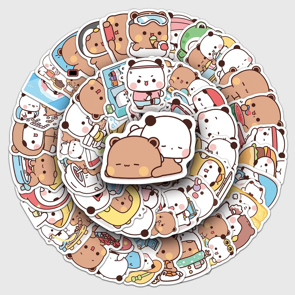 50Pcs Cartoon Waterproof Skateboard Stickers Retro Decals (ONLINE ORDER ONLY)