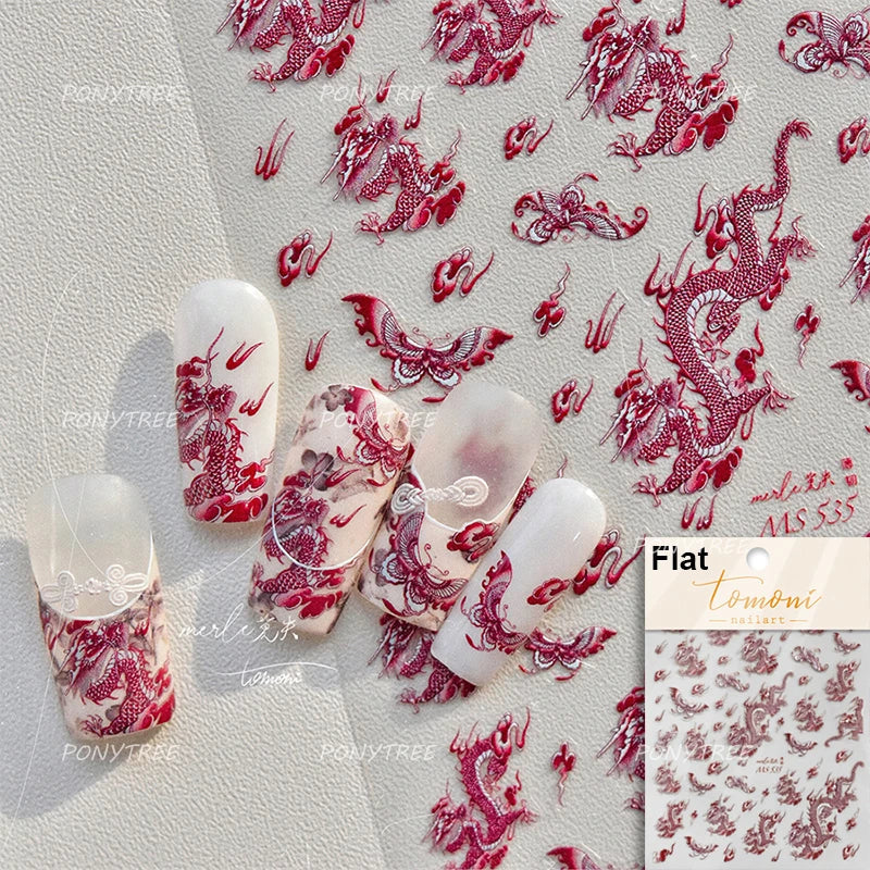 White Pink Baby Child Angel Wing Heart Bowknot Leaves Key Star Cupid's Arrow Archery Adhesive Nail Art Stickers Manicure Decals (ONLINE ORDER ONLY)
