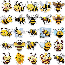 10/30/50PCS Kawaii Bee Cartoon Stickers Cute Decals Toys Decoration DIY Skateboard Phone Notebook fridge Cute Sticker For Kids (ONLINE ORDER ONLY)