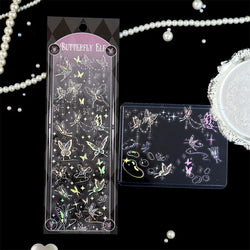 1pcs Hot Silver Laser Stereo Sticker Bright Stars Decorative Adhesive Sticker For Scrapbooking Diary Album Journal DIY Idol Card (Online Order Only)