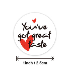 500pcs/roll Handmade with Love Letter Stickers Thank You Stickers Labels Wedding Box Gift Packing Decoration Stationery Stickers (ONLINE ORDER ONLY)