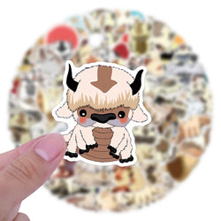 10/30/50/110PCS Avatar:The Last Airbender Stickers Cute Appa Graffiti Cartoon Animal Sticker Laptop Guitar Car Bike Decals Toy (ONLINE ORDER ONLY)