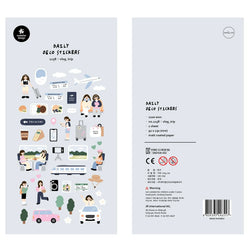Korean Import Original Suatelier Daily Stickers Scrapbooking Diy Journal Stationery Sticker Children Decor Art Supply (Online Order Only)