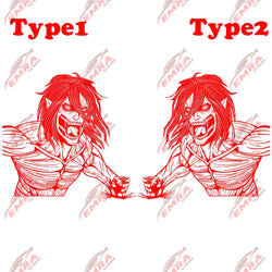Anime Sticker Side Hood Window Decoration External Accessories Stickers For Car Competition Style Die Cutting Vinyl Decals (ONLINE ORDER ONLY)
