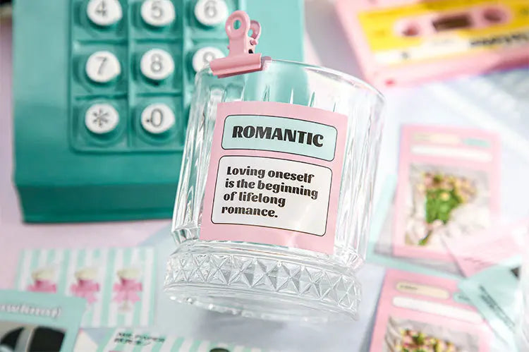 30Pcs Korean Ins Cute Girl Heart Scrapbooking Stickers Hand Account Idol Card Album DIY Phone Deco Material Stationery Sticker (ONLINE ORDER ONLY)