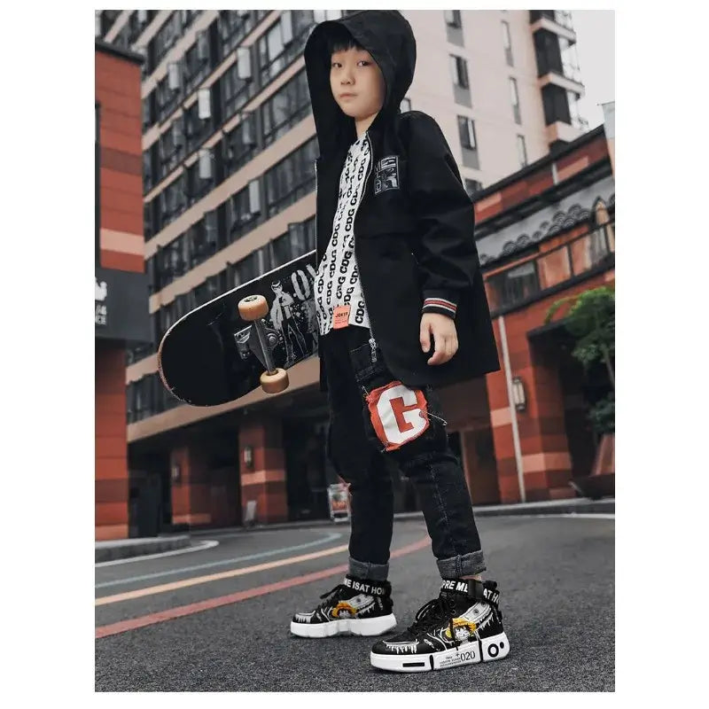 One Piece Luffy High Top Shoes Zoro Anime Sneakers (ONLINE ORDER ONLY)