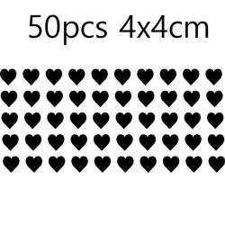 JDM Heart Car Stickers Window Bumper Exterior Accessories Car Modification Bodywork Styling Competition PVC Vinyl Decals (ONLINE ORDER ONLY)