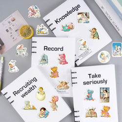 50Pcs Angel Waterproof Decorative Stickers for Phone Case Laptop Helmet Skateboard DIY Creative Graffiti Sticker Decoration (ONLINE ORDER ONLY)