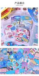 50Pcs/lot Ins Cute Bear Stickers Planner Journal Collage DIY idol card Decoration Material Scrapbook Sticker Kawaii Stationery (ONLINE ORDER ONLY)