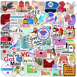 Postman Graffiti Stickers Decal Pack: Laptop, Motorcycle, Luggage, Snowboard, Fridge, Car (ONLINE ORDER ONLY)