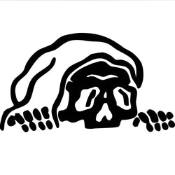 Decals PVC Skeleton  Design Decoration Car Stickers (Online Order Only)