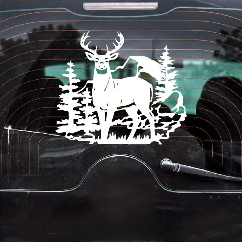 Wild Animal Car Sticker - Elevate Your Car's Look with a Stylish Hunting Decal!For Car Door And Window Decoration Stickers (ONLINE ORDER ONLY)