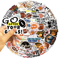 50pcs Football Art Stickers Decals For Mobile Phone Case Luggage Skateboard DIY Decorative Waterproof Sticker (ONLINE ORDER ONLY)