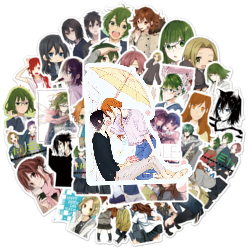 10/30/50PCS Horimiya Series Graffiti Stickers Suitable for Helmets Desktop Guitar Cup Wall Decoration DIY Sticker Pack Wholesale (Online Order Only)