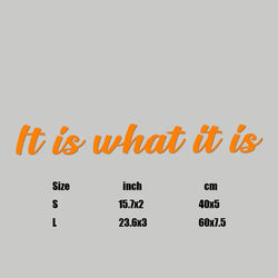 “It is what it is”Premium Quality Side Windshield Banner Decal Sticker  Enhance Your Car's Style and Visibility with the decals (ONLINE ORDER ONLY)
