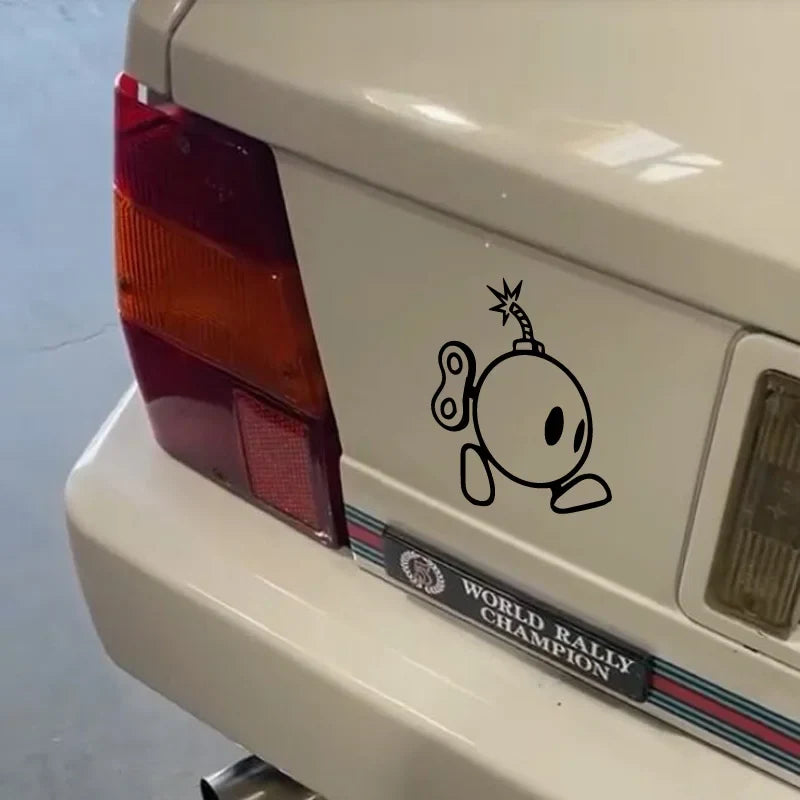 Cartoon bomber,cute & funny Stickers for cars trucks motorcycles and laptops (ONLINE ORDER ONLY)