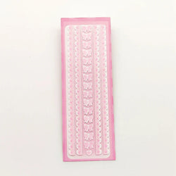 Korean Ins Girls Bow Lace Series Sticker Hand Account Idol Card DIY Album Decoration Scrapbooking Stickers Kawaii Stationery (ONLINE ORDER ONLY)