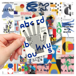 10/20/40PCS Bauhaus Art Sticker Packs (ONLINE ORDER ONLY)