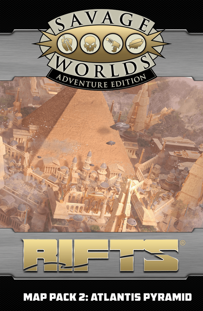 Rifts for Savage Worlds: Map Pack 2 - Atlantis Pyramid (ONLINE ORDER ONLY)