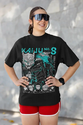 Kaiju No 8 T-shirt: Mina Ashiro Y2K Anime Graphic Tee (ONLINE ORDER ONLY)