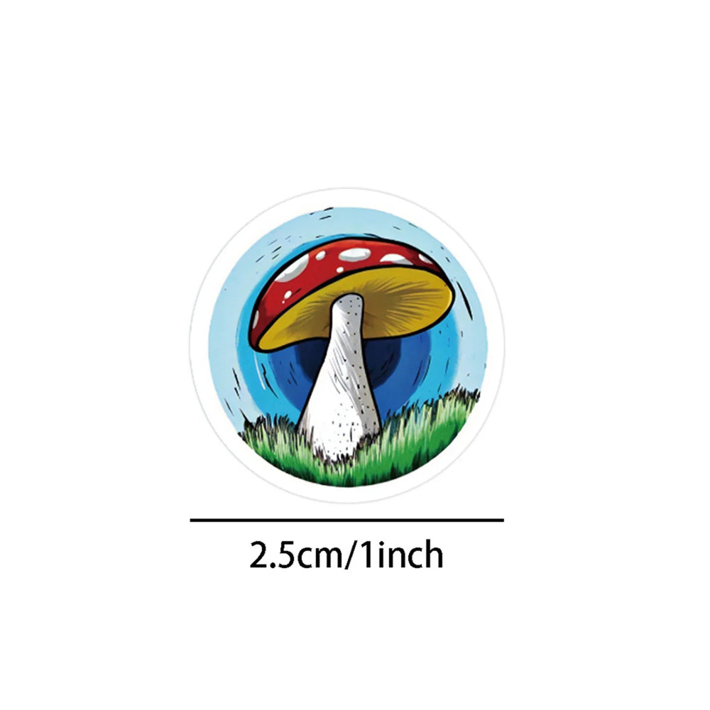 100-500pcs Summer Cartoon Handcrafted Decorative Gift Box with Self-adhesive Stickers for Sealing Stationery stickers (Online Order Only)