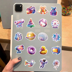 50PCS Cartoon 3D Gift Stickers DIY Diary Laptop Luggage Skateboard Aesthetic Scrapbook DIY Child Phone Stationery Supply for Kid (Online Order Only)