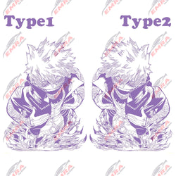 1PCS Large Anime Sticker For Car Hoor Hood External Accessories Die Cutting Waterproof Suntan Prevention Vinyl Decals (ONLINE ORDER ONLY)