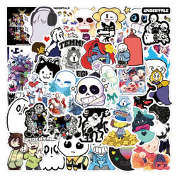 Undertale Stickers Set: Waterproof PVC Decals for Phone, Laptop, Fridge, Luggage (ONLINE ORDER ONLY)
