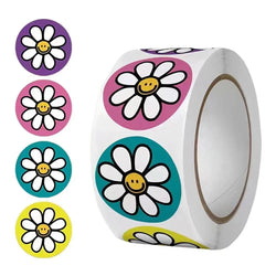 100-500pcs Cartoon Flower Scrapbooking Stickers Adhesive Decals For Journal Baking, Birthday Gifts Party Favor Baby Shower (ONLINE ORDER ONLY)