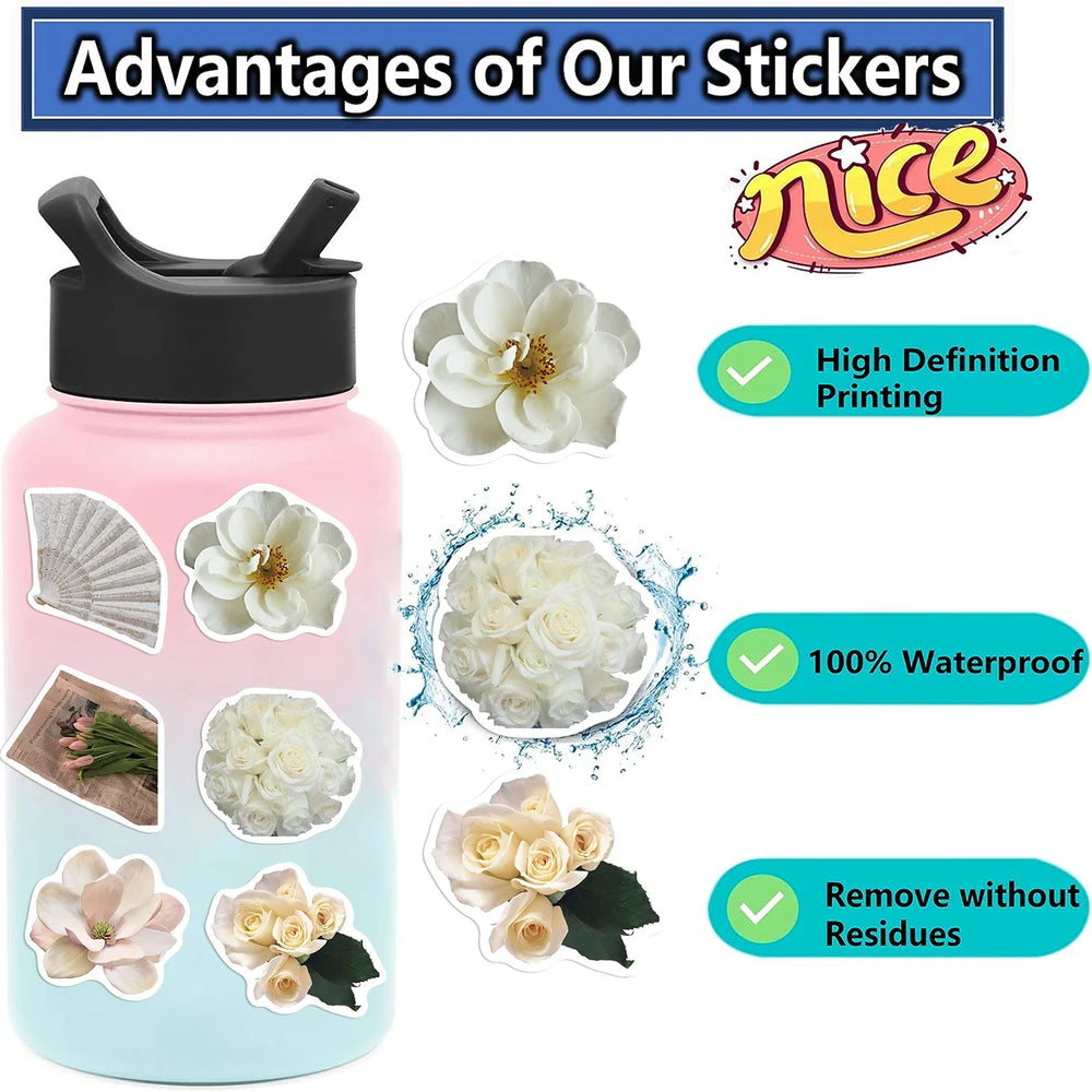 50Pcs Vintage Handbag Retro Stickers Aesthetic DIY Sticker Toys For Laptop Luggage Guitar Skateboard Helmet Art Decals (ONLINE ORDER ONLY)