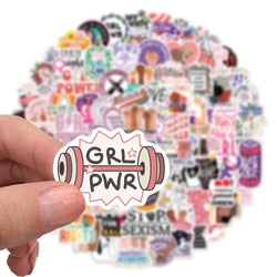 10/30/50/100PCS Feminist Supporting Women Sticker Packs (ONLINE ORDER ONLY)
