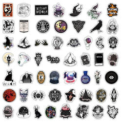 10/30/50/100pcs Gothic Magic Witch Apothecary Stickers Laptop Luggage Skateboard Motorcycle Guitar Phone Cool Sticker Kid Toy (ONLINE ORDER ONLY)