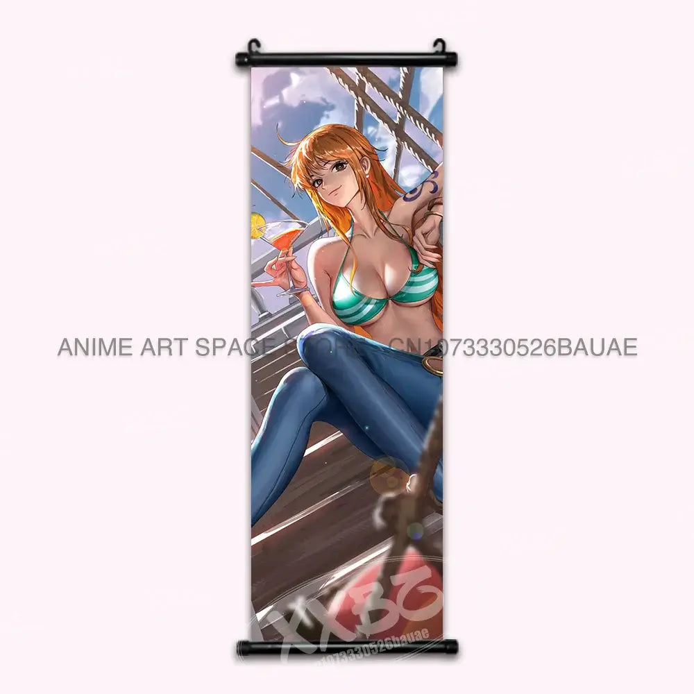 One Piece Hanging Painting Luffy Ace Sabo Shanks Wall Art (ONLINE ORDER ONLY)
