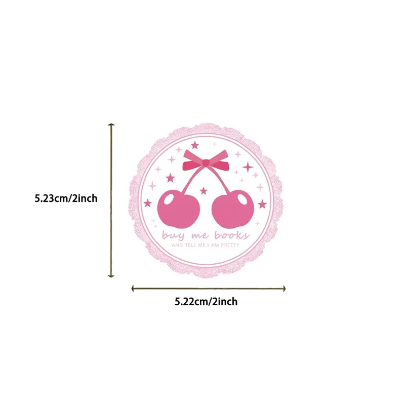 10/30/50PCS Cartoon Pink Love PVC Sticker Aesthetic Children's Stationery Sticky DIY Decoration Scrapbooking School Supplies (Online Order Only)