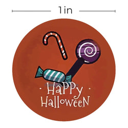 100-500pcs Halloween Pumpkin Face Sticker Label Ghost Party Decor Scrapbooking DIY Gift Packaging Sealing Sticker Labels (Online Order Only)