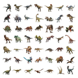 100Pcs Cartoon Dinosaur Stickers DIY Mobile Phone Case Suitcase Skateboard Graffiti Stickers Children's Toys (ONLINE ORDER ONLY)