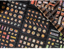 24piece/book Vitality Party Series Cut Film Sticker Book Y2K Journal Handbook Scrapbooking Kawaii Decoration Sticker Gift (ONLINE ORDER ONLY)