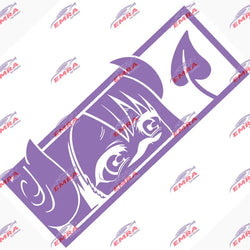 Anime Sticker For Car Stickers Die Cutting PVC Vinyl Decal Demon Girl Window Bumper Decoration External Accessories (ONLINE ORDER ONLY)