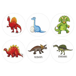 500PCS Children's Cartoon Stickers Little Dinosaur Pattern Kids Stationery Supplies School Teacher Supplies Reward Stickers (Online Order Only)