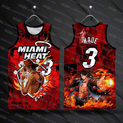 One Piece Basketball Jersey: Luffy Zoro Tatum No.0 Vest (ONLINE ORDER ONLY)