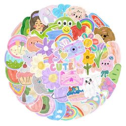10/30/50PCS Cute Cartoon Toy Stickers For Kids DIY Decoration Gift Phone Laptop Luggage Guitar Helmet Car Notebook Sticker Decal (Online Order Only)