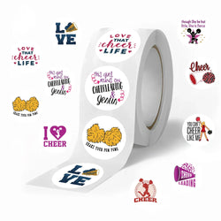 500PCS Cheerleader Roll Stickers Cartoon Graffiti Decals Stationery Computer Luggage Helmet Car Wall Sticker Toy Decoration (ONLINE ORDER ONLY)