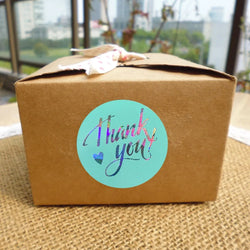 50-500pcs Luxury Bronzing Labels Thank You for Your Order Stickers Baking Seal Labels for Shop Business Package Gift Sticker (ONLINE ORDER ONLY)