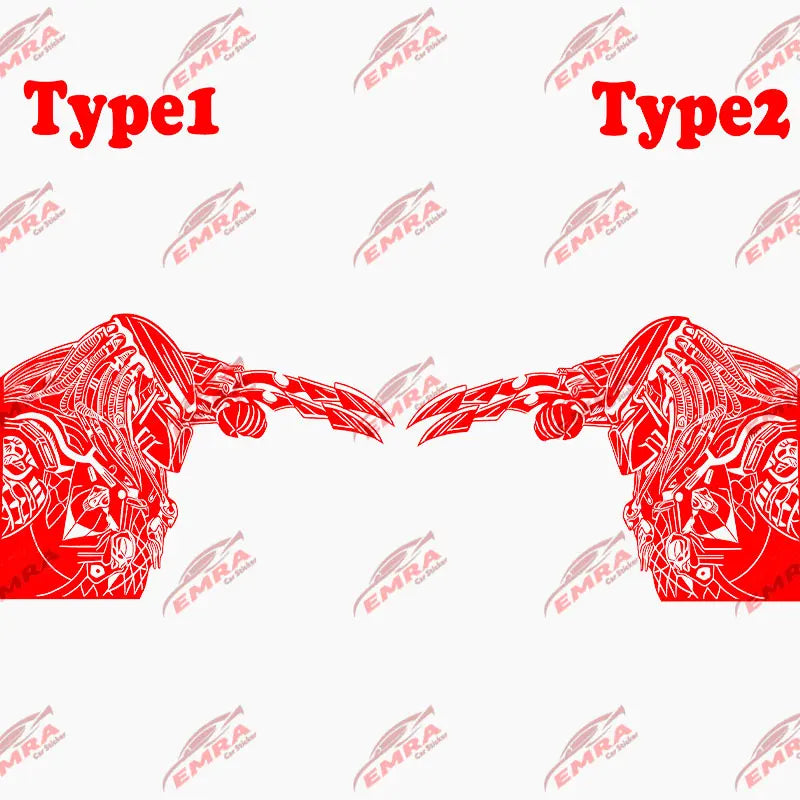 Large Predato For Car Sticker Characters Body Decoration The Monster Stickers Big Picture Movement Style Die Cutting Vinyl Decal (ONLINE ORDER ONLY)