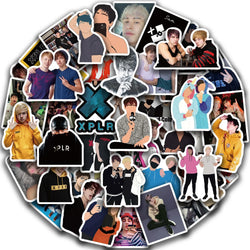 50pcs Sam and Colby Graffiti Stickers For Suitcase Skateboard Laptop Luggage Phone Car Styling DIY Sticker Decals (ONLINE ORDER ONLY)