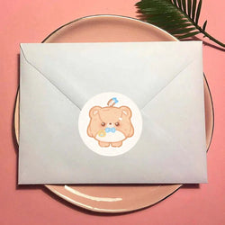 500Pcs/Roll Cartoon Cute Sticker Children Reward Encouragement Sticker Birthday Party Gift Packaging Sealing Decor Lables (Online Order Only)