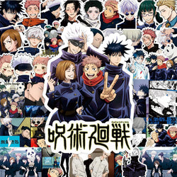 80pcs Cartoon Jujutsu Kaisen Anime Stickers Waterproof Decals Car Motorcycle Luggage Helmet Cool Sticker for Kids Classics Toy (Online Order Only)