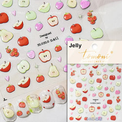 Colorful Swimsuit Bikini Fresh String Bag Vegetables Fruits Summer Beach Underwear Sunscreen Nail Art Stickers Manicure Decals (ONLINE ORDER ONLY)