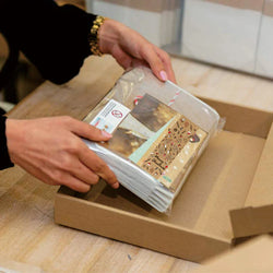 150pcs/roll Merry Christmas Stickers Kraft Paper Christmas Gift Packaging Labels For Envelopes Cards Gift Baking Decoration (ONLINE ORDER ONLY)