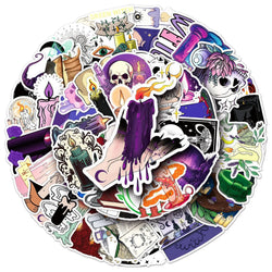 Gothic Witch Stickers 10/30/50PCS for Luggage Laptop Phone Car Bike Skateboard (Online Order Only)
